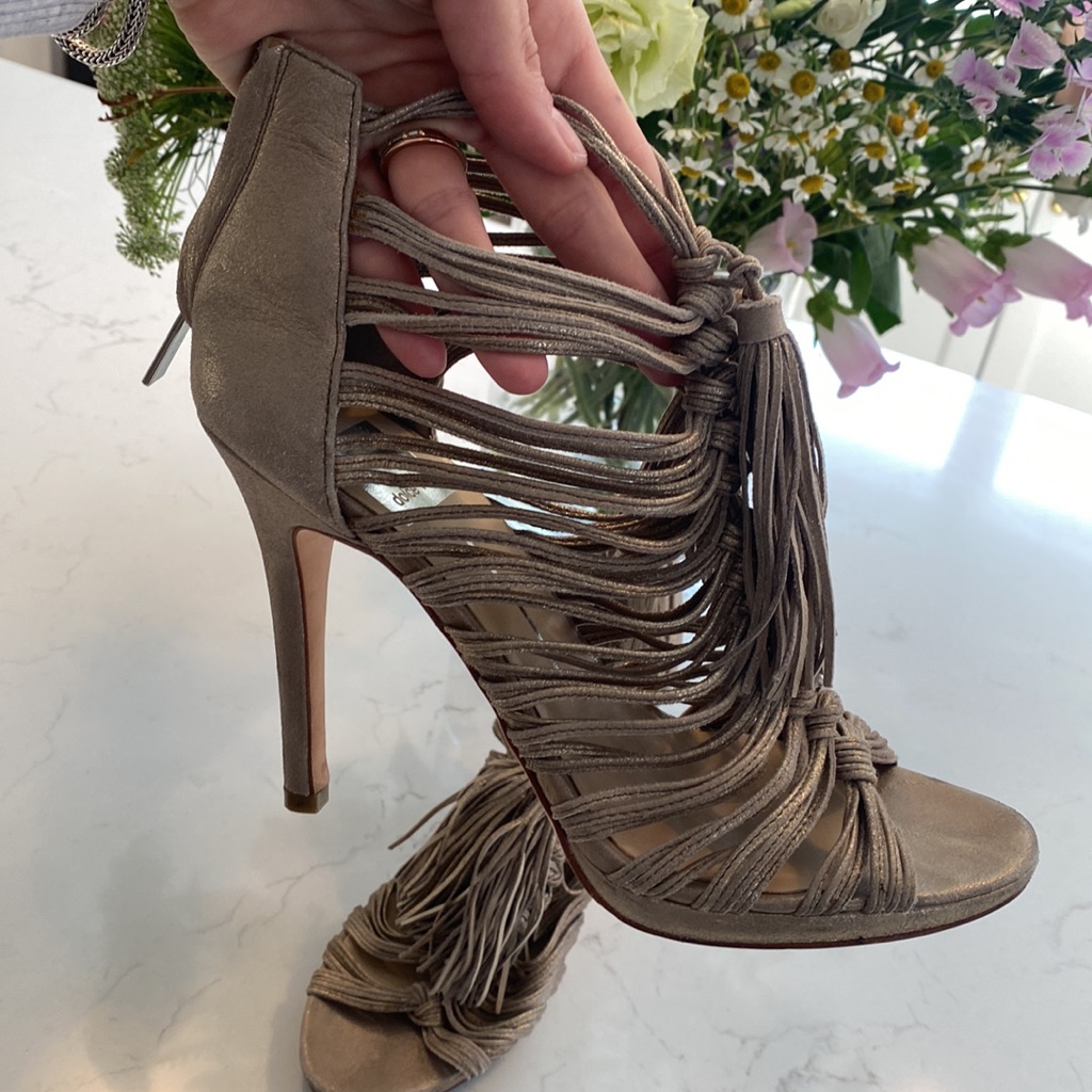 Dolce Vita Silver Heels
